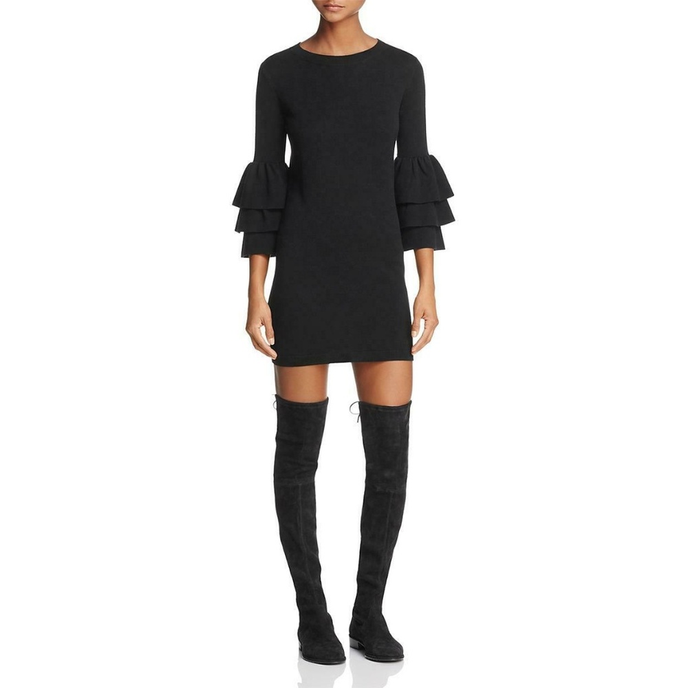 Endless Rose Tiered Sleeve Mini Sweater Dress